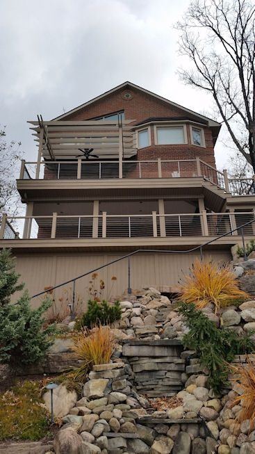 Trex Railings — real project photo by Supreme Deck Builders, Southeast Michigan