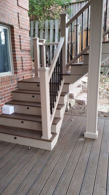 Trex Railings — real project photo by Supreme Deck Builders, Southeast Michigan