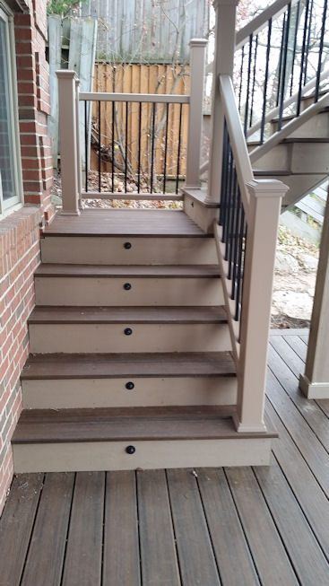 Trex Railings — real project photo by Supreme Deck Builders, Southeast Michigan