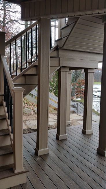 Trex Railings — real project photo by Supreme Deck Builders, Southeast Michigan