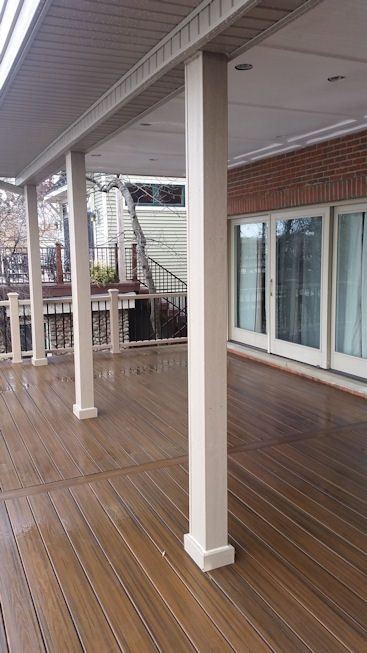 Trex Railings — real project photo by Supreme Deck Builders, Southeast Michigan