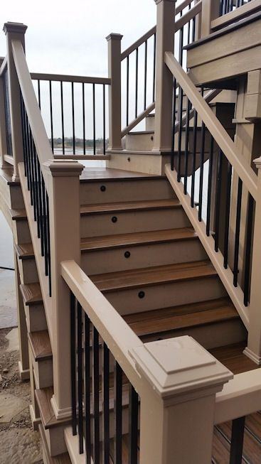 Trex Railings — real project photo by Supreme Deck Builders, Southeast Michigan