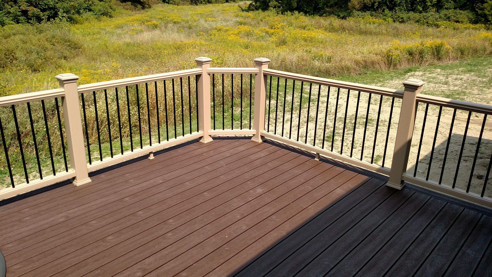 Trex Railings — real project photo by Supreme Deck Builders, Southeast Michigan