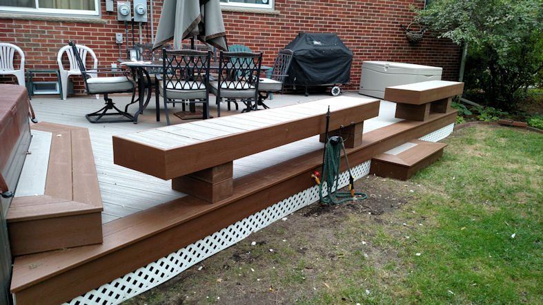 Trex Railings — real project photo by Supreme Deck Builders, Southeast Michigan