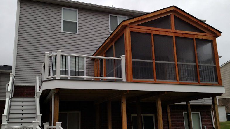 Trex Railings — real project photo by Supreme Deck Builders, Southeast Michigan
