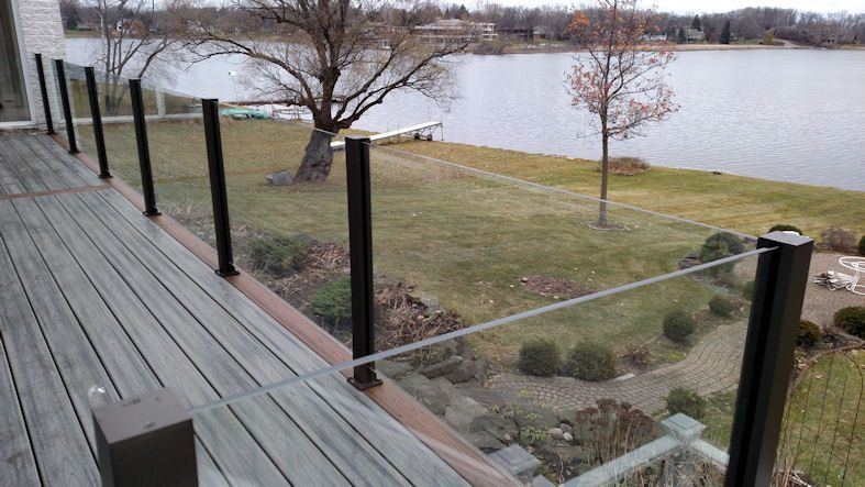 Trex Railings — real project photo by Supreme Deck Builders, Southeast Michigan