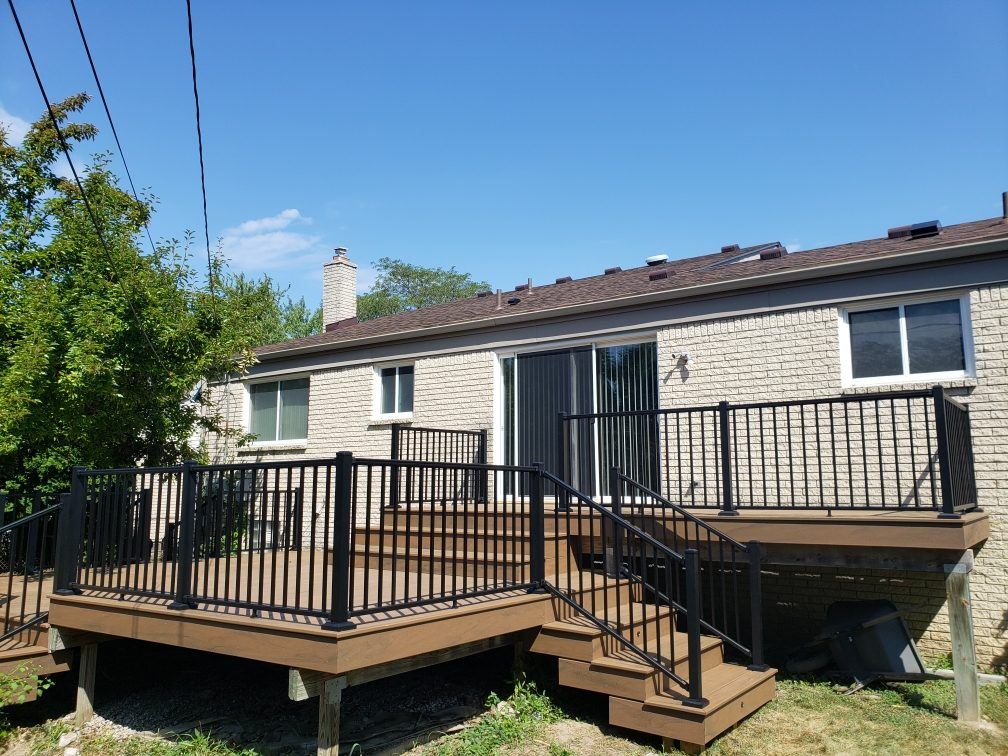 UltraMax Rails — real project photo by Supreme Deck Builders, Southeast Michigan