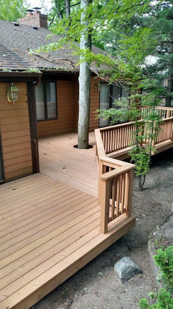 Wood Deck Gallery — real project photo by Supreme Deck Builders, Southeast Michigan