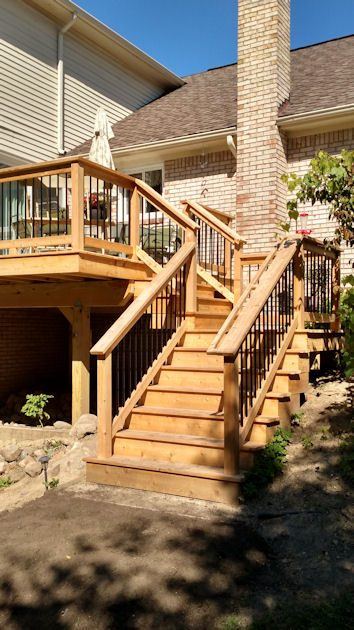 Wood Deck Gallery — real project photo by Supreme Deck Builders, Southeast Michigan