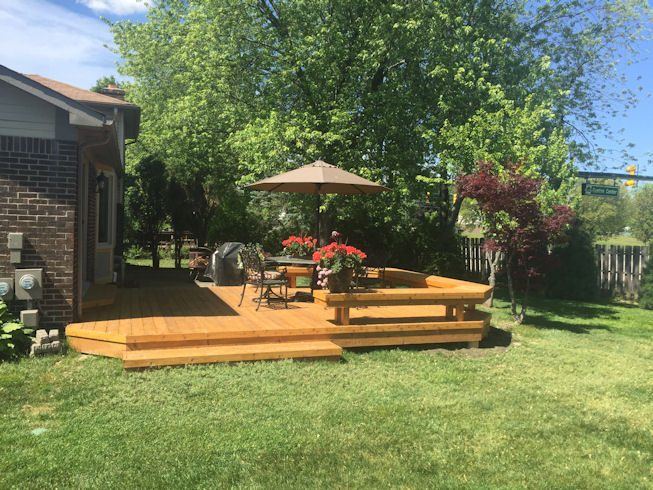 Wood Deck Gallery — real project photo by Supreme Deck Builders, Southeast Michigan