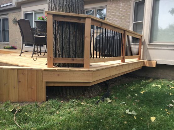 Wood Deck Gallery — real project photo by Supreme Deck Builders, Southeast Michigan