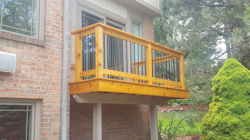 Wood Deck Gallery — real project photo by Supreme Deck Builders, Southeast Michigan