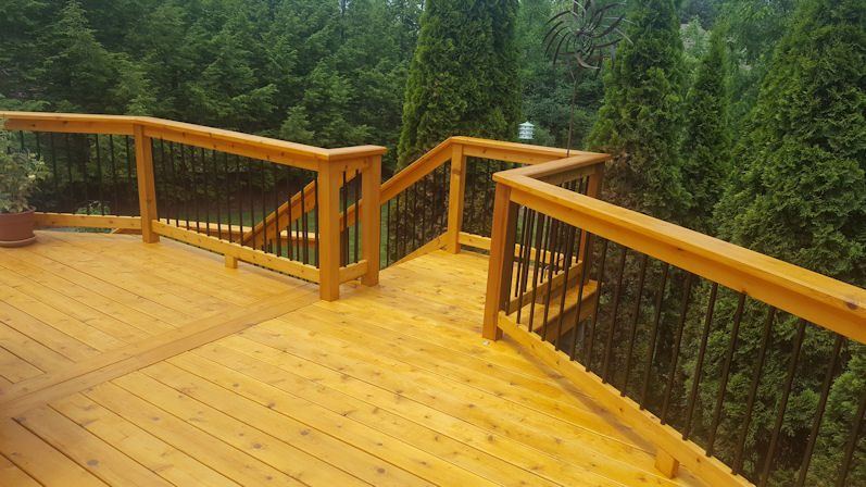 Wood Deck Gallery — real project photo by Supreme Deck Builders, Southeast Michigan