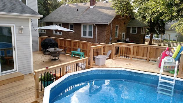 Wood Deck Gallery — real project photo by Supreme Deck Builders, Southeast Michigan