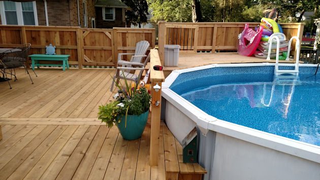 Wood Deck Gallery — real project photo by Supreme Deck Builders, Southeast Michigan