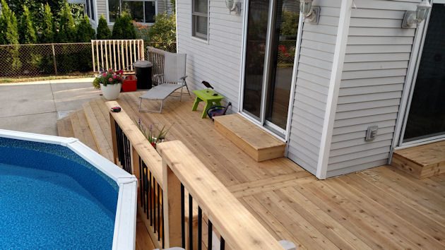 Wood Deck Gallery — real project photo by Supreme Deck Builders, Southeast Michigan