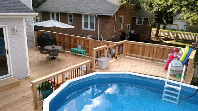 Wood Deck Gallery — real project photo by Supreme Deck Builders, Southeast Michigan