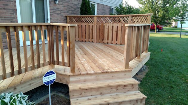 Wood Deck Gallery — real project photo by Supreme Deck Builders, Southeast Michigan