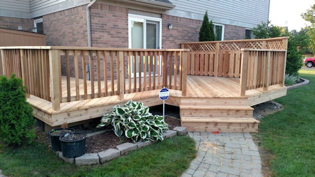 Wood Deck Gallery — real project photo by Supreme Deck Builders, Southeast Michigan