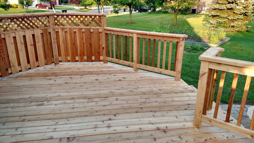 Wood Deck Gallery — real project photo by Supreme Deck Builders, Southeast Michigan