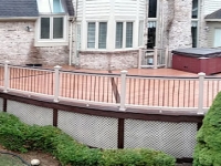 PANORAMIC SHOT OF ENTIRE DECK