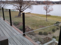 Falcon topless glass railing