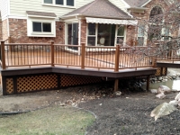 FRONT VIEW OF DECK