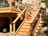 Cedar staircase