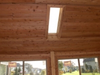 CEDAR TONGUE AND GROOVE CEILING