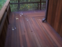 Redwood deck repair