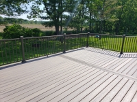 Rocky Harbor and Black railing Green Oak Michigan