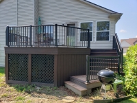 Trex Enhance metal railing Michigan